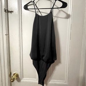 Bodysuit blouse for night out